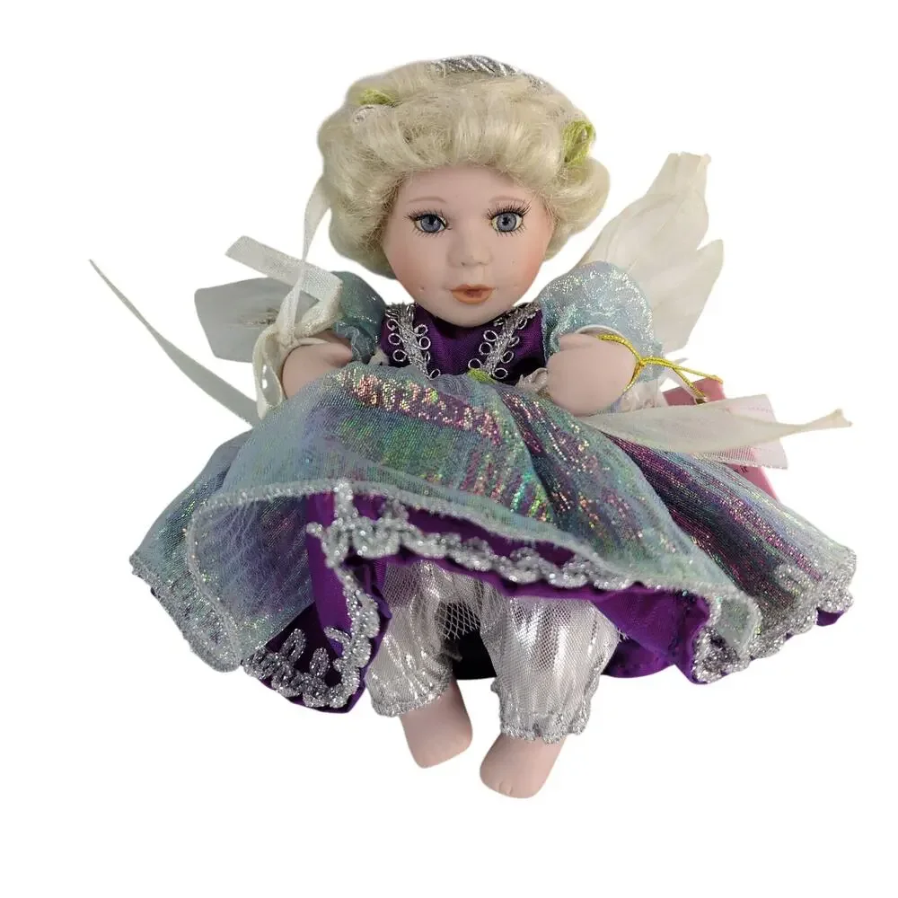 Vtg Paradise Galleries February‎ Birthstone Angel Collection 6